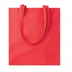Bolsas de algodón de colores personalizadas de 140gr color rojo