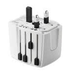 Adaptador Skross con puertos usb color blanco tercera vista