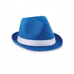 Sombrero promocional de poliéster color azul marino