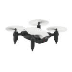 Dron con cámara para clientes color blanco cuarta vista