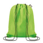 Bolsa saco con cuerdas personalizada verde