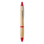 Bolígrafo de madera clásico color rojo