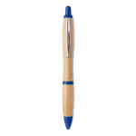 Bolígrafo de madera clásico color azul real