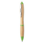 Bolígrafo de madera clásico color verde lima segunda vista