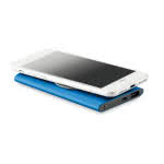 Cargador inalámbrico y powerbank de 400mAh color azul real cuarta vista