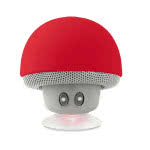 Altavoz Bluetooth con ventosa color rojo