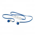 Auriculares Bluetooth en estuche color azul real