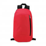 Mochilas personalizadas con cremallera color rojo