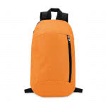 Mochilas personalizadas con cremallera color naranja