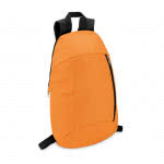 Mochilas personalizadas con cremallera color naranja segunda vista