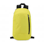 Mochilas personalizadas con cremallera color verde lima