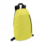 Mochilas personalizadas con cremallera color verde lima segunda vista