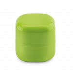 Bolsa de bálsamo labial en caja color verde lima segunda vista