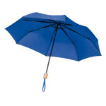 Paraguas plegable para empresas 21'' color azul real tercera vista