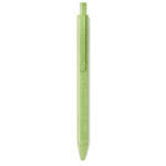 Bolígrafo ecológico con pulsador color verde