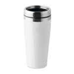 Taza de viaje personalizada en color color blanco
