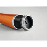 Taza de viaje personalizada en color color naranja segunda vista