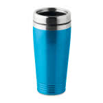 Taza de viaje personalizada en color color turquesa