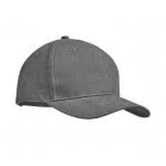 Gorra serigrafiada de alta calidad color gris