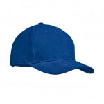 Gorra serigrafiada de alta calidad color azul real