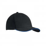 Gorra con logo para empresas color azul real