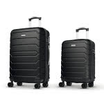 Set de dos maletas para regalar en promociones color negro segunda vista