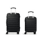 Set de dos maletas para regalar en promociones color negro cuarta vista