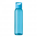 Botellas de cristal personalizadas con logo color turquesa segunda vista