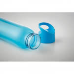 Botellas de cristal personalizadas con logo color turquesa cuarta vista