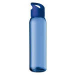 Botellas de cristal personalizadas con logo color azul real