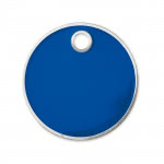 Colorido llavero con moneda para super color azul real tercera vista