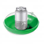 Portalatas inflable personalizado de PVC color verde