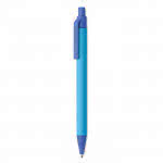 Bolígrafos ecológicos promocionales color azul