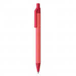 Bolígrafos ecológicos promocionales color rojo