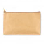 Estuche grande personalizado papel woven color beige