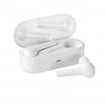 Set de 2 auriculares con bluetooth 5.0 color blanco segunda vista
