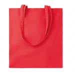 Bolsa de algodón colores de 180 gr/m2 color rojo