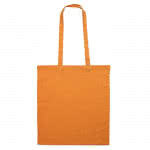 Bolsa de algodón colores de 180 gr/m2 color naranja segunda vista