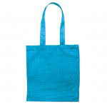 Bolsa de algodón colores de 180 gr/m2 color turquesa segunda vista