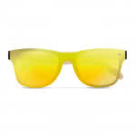 Gafas de sol promocionales patillas bambú color amarillo segunda vista