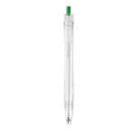 Bolígrafo de RPET (plásticos reciclados) color verde segunda vista