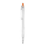 Bolígrafo de RPET (plásticos reciclados) color naranja