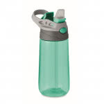 Botellas de plástico para agua personalizadas color verde segunda vista