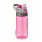 Botellas de plástico para agua personalizadas color rosa segunda vista