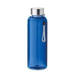 Botellas de agua de plásticos reciclados color azul real