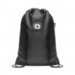 Mochila de cuerdas RPET con luz color negro