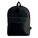 Mochila personalizada con bolsillo exterior color Negro