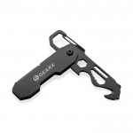 Herramienta plegable de acero inoxidable 420 con 11 funciones GearX color negro