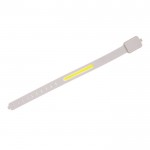Luz de circulación LED recargable en plástico reciclado 400 mAh color gris segunda vista
