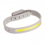 Luz de circulación LED recargable en plástico reciclado 400 mAh color gris cuarta vista